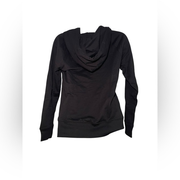 Gap New Cotton Blend Leopard Print Logo Black Zipper Hoodie Sweatshirt Size XS - Picture 4 of 6